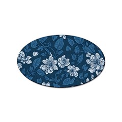 Pattern Flower Nature Sticker Oval (10 Pack) by Bedest