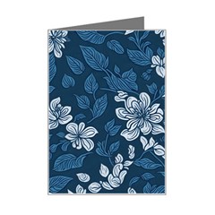 Pattern Flower Nature Mini Greeting Card by Bedest