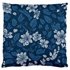 Pattern Flower Nature Large Premium Plush Fleece Cushion Case (two Sides) by Bedest