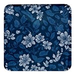 Pattern Flower Nature Square Glass Fridge Magnet (4 pack) Front