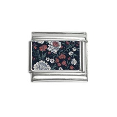 Flower Pattern Italian Charm (9mm) by Bedest