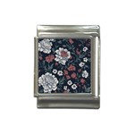 Flower Pattern Italian Charm (13mm) Front