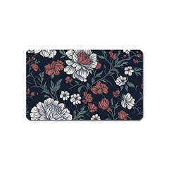 Flower Pattern Magnet (name Card)