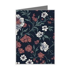 Flower Pattern Mini Greeting Card