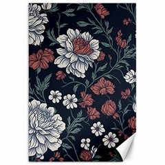 Flower Pattern Canvas 20  X 30  by Bedest