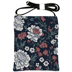 Flower Pattern Shoulder Sling Bag by Bedest