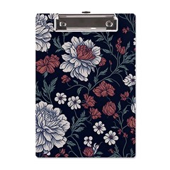 Flower Pattern A5 Acrylic Clipboard by Bedest