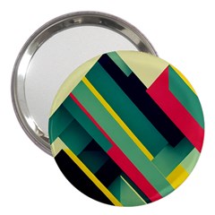 Abstract Geometric Design Pattern 3  Handbag Mirrors by Bedest