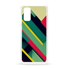 Abstract Geometric Design Pattern Samsung Galaxy S20 6 2 Inch Tpu Uv Case by Bedest