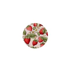 Strawberry Fruit 1  Mini Magnets by Bedest