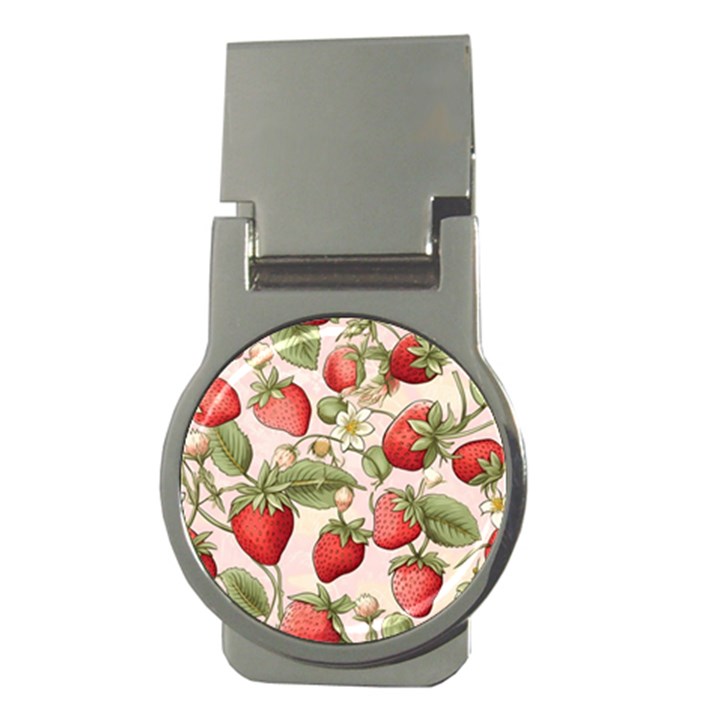 Strawberry Fruit Money Clips (Round) 