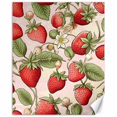 Strawberry Fruit Canvas 16  X 20  by Bedest