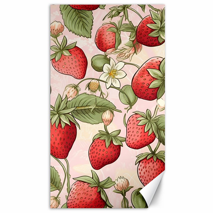 Strawberry Fruit Canvas 40  x 72 