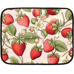 Strawberry Fruit Fleece Blanket (mini) by Bedest