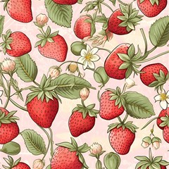 Strawberry Fruit Play Mat (rectangle) by Bedest