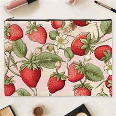 Strawberry Fruit Cosmetic Bag (xxxl) by Bedest