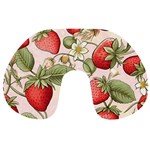 Strawberry Fruit Travel Neck Pillow Front