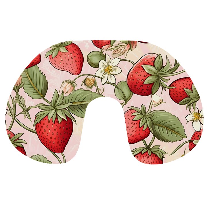 Strawberry Fruit Travel Neck Pillow