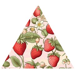 Strawberry Fruit Wooden Puzzle Triangle by Bedest