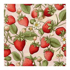 Strawberry Fruit Banner And Sign 3  X 3  by Bedest