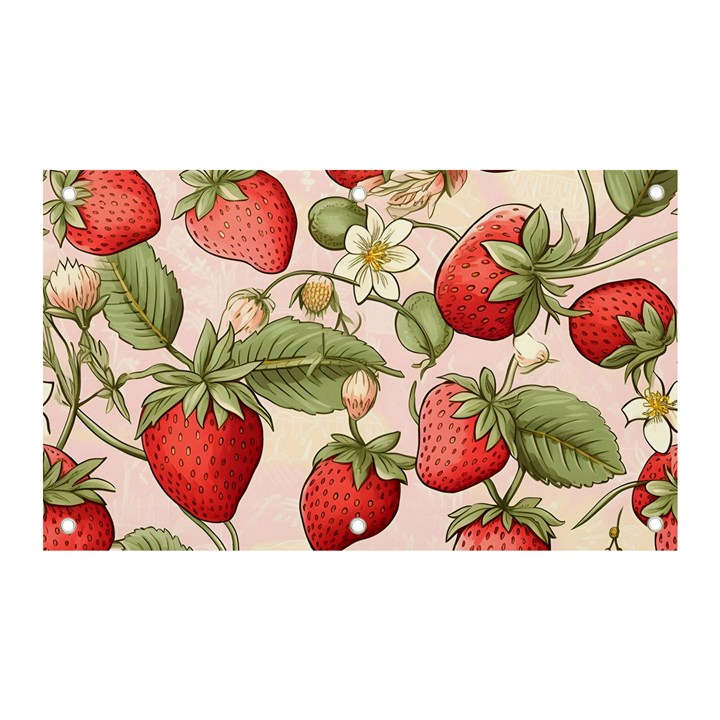 Strawberry Fruit Banner and Sign 5  x 3 