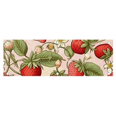 Strawberry Fruit Banner And Sign 6  X 2  by Bedest