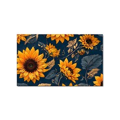 Flower Pattern Spring Sticker (rectangular) by Bedest