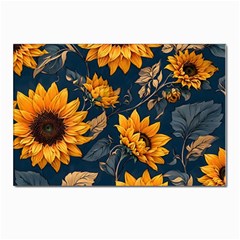 Flower Pattern Spring Postcards 5  X 7  (pkg Of 10) by Bedest