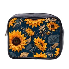 Flower Pattern Spring Mini Toiletries Bag (two Sides) by Bedest