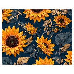 Flower Pattern Spring Two Sides Premium Plush Fleece Blanket (medium) by Bedest