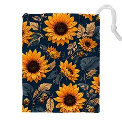 Flower Pattern Spring Drawstring Pouch (5xl) by Bedest