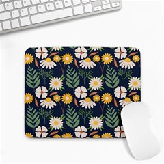 Flower Grey Pattern Floral Small Mousepad