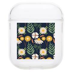 Flower Grey Pattern Floral Airpods 1/2 Case by Dutashop