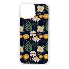 Flower Grey Pattern Floral Iphone 13 Mini Tpu Uv Print Case by Dutashop