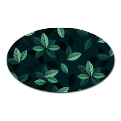 Foliage Oval Magnet by HermanTelo