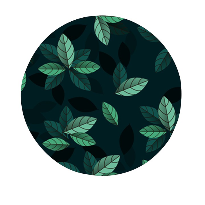 Foliage Mini Round Pill Box