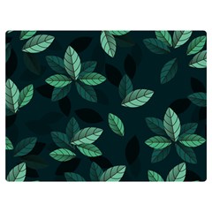 Foliage Two Sides Premium Plush Fleece Blanket (extra Small)