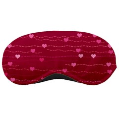 Hearts Valentine Love Background Sleep Mask by Proyonanggan