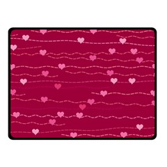 Hearts Valentine Love Background Fleece Blanket (small) by Proyonanggan