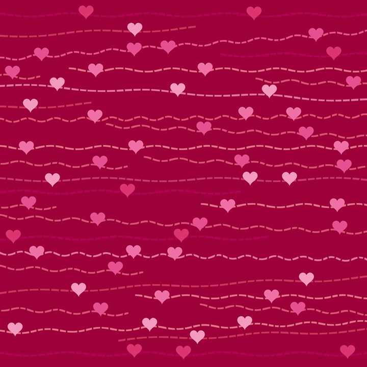 Hearts Valentine Love Background Play Mat (Square)