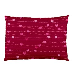 Hearts Valentine Love Background Pillow Case (two Sides) by Proyonanggan