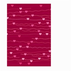 Hearts Valentine Love Background Large Garden Flag (two Sides) by Proyonanggan