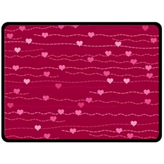 Hearts Valentine Love Background Two Sides Fleece Blanket (large) by Proyonanggan