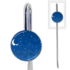 Sky Night Moon Clouds Crescent Book Mark by Proyonanggan