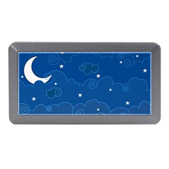 Sky Night Moon Clouds Crescent Memory Card Reader (mini) by Proyonanggan