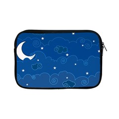 Sky Night Moon Clouds Crescent Apple Ipad Mini Zipper Cases by Proyonanggan