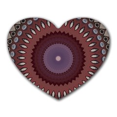 Art Pattern Design Heart Mousepad by Proyonanggan