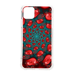 Fractal Red Spiral Abstract Art iPhone 11 Pro Max 6.5 Inch TPU UV Print Case