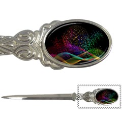 Particles Waves Line Multicoloured Letter Opener by Proyonanggan