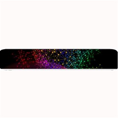 Particles Waves Line Multicoloured Small Bar Mat by Proyonanggan